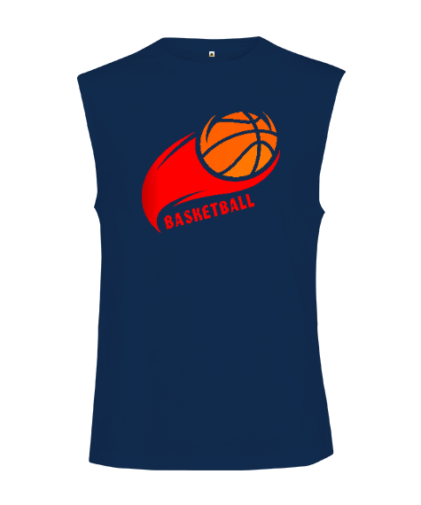 basketbol Kesik Kol Unisex Tişört
