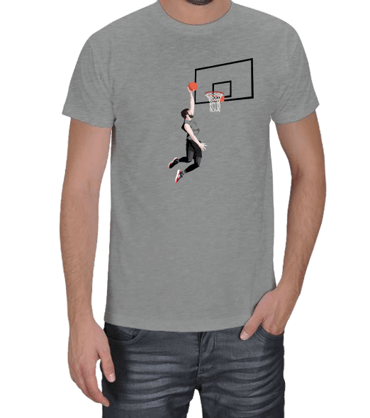 Tisho - Basketbol Smaç Erkek Tişört Erkek Tişört
