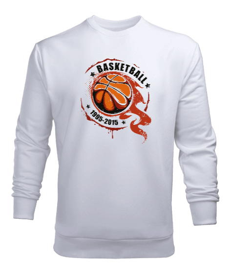 Tisho - Basketbol Temalı Erkek Sweatshirt