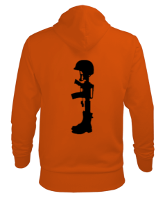 Baskılı Unisex Sweatshirt Erkek Kapüşonlu Hoodie Sweatshirt - Thumbnail