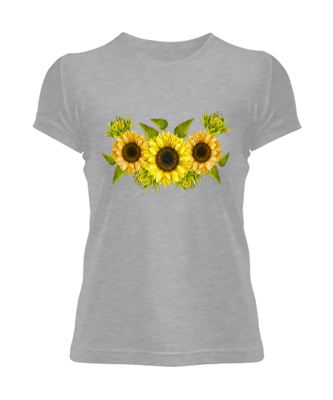 Tisho - Bayan Çiçek Kadın Tişört