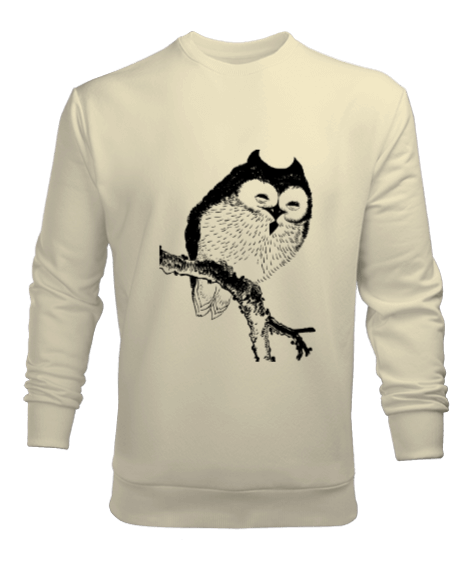 Tisho - Baykuş Figürlü Erkek Sweatshirt