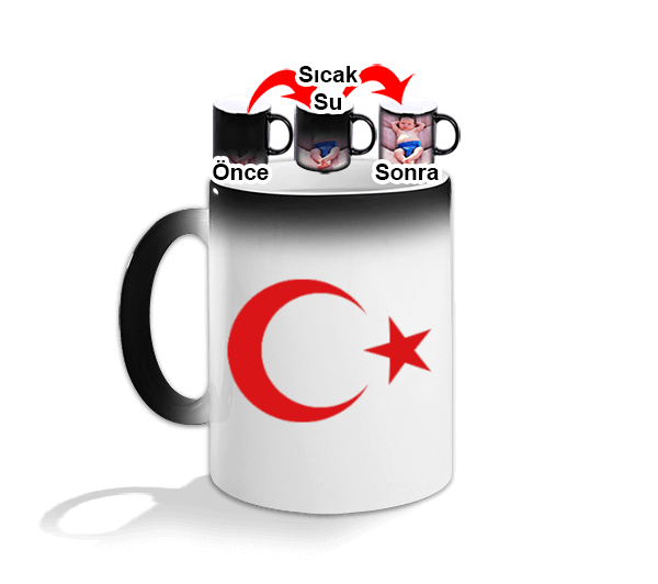 Tisho - bayrak Sihirli Kupa Bardak