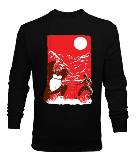 Tisho - BB007 - Bruce Lee Erkek Sweatshirt