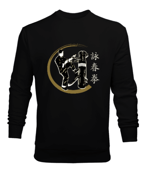 Tisho - BB008 - Wing Chun Dummy Erkek Sweatshirt