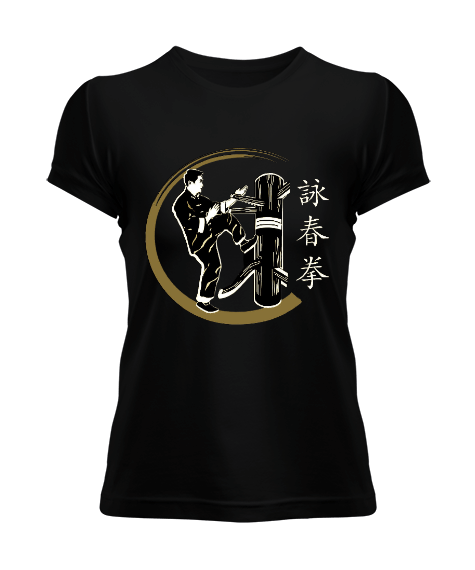 Tisho - BB008 - Wing Chun Dummy Kadın Tişört