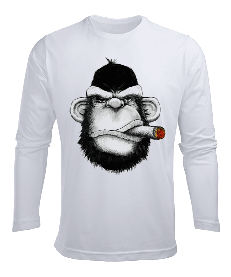 Tisho - BB010 - Goril Erkek Uzun Kol Yazlık Tişört