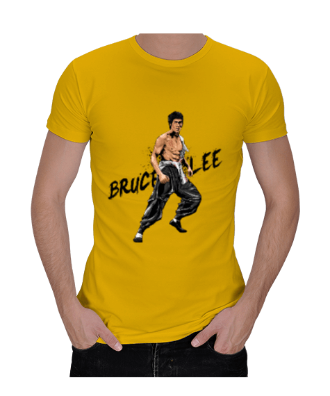 Tisho - BB011 - Bruce Lee Erkek Regular Kesim Tişört