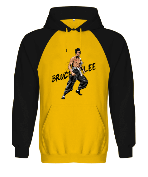 Tisho - BB011 - Bruce Lee Orjinal Reglan Hoodie Unisex Sweatshirt