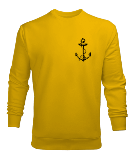 Tisho - BB012 Anchor Tasarım Erkek Sweatshirt