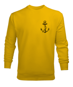 Tisho - BB012 Anchor Tasarım Erkek Sweatshirt