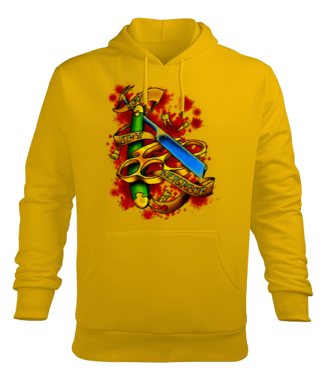 Tisho - BB015 - Razor Erkek Kapüşonlu Hoodie Sweatshirt