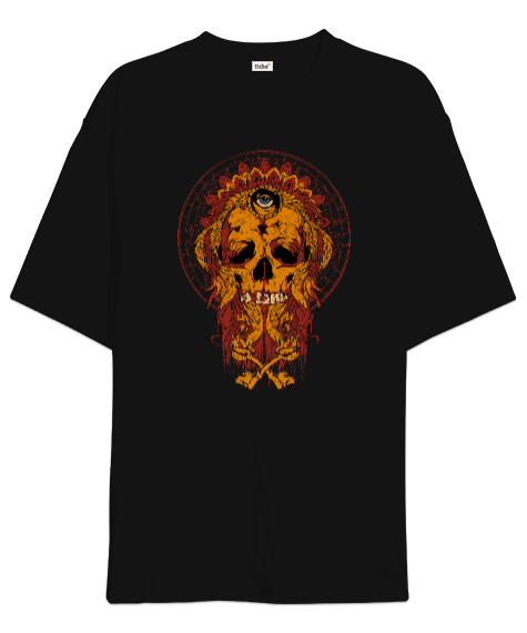 Tisho - BB016 - Old School Third Eye Oversize Unisex Tişört