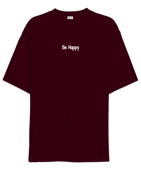 Tisho - Be Happy Oversize Unisex Tişört