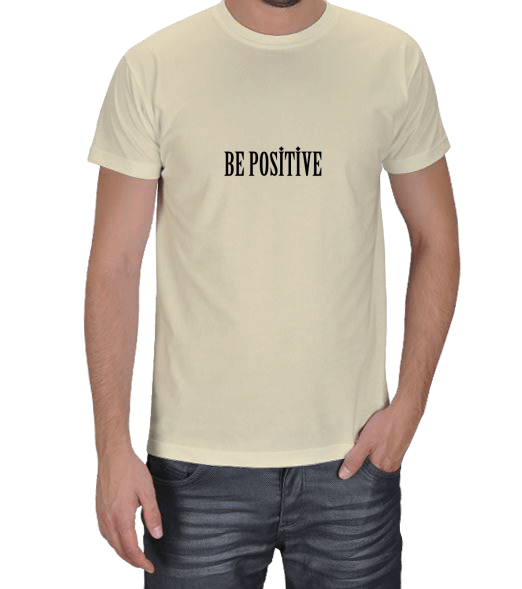 Tisho - Be Positive Erkek Tişört