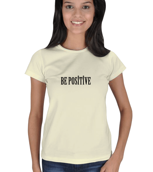 Tisho - Be Positive Kadın Tişört