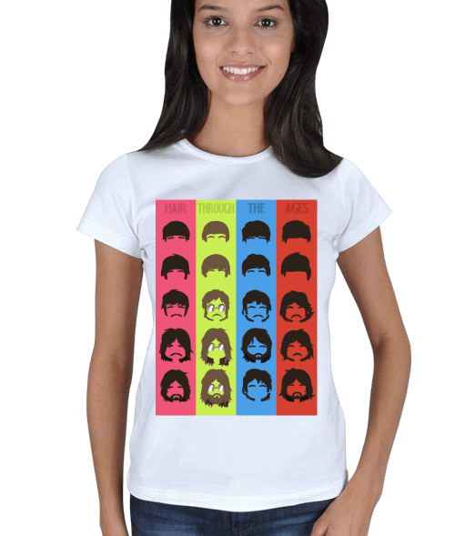 Tisho - Beatles - Kadın Kadın Tişört