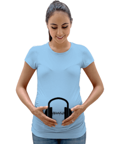 bebeğin ilk sesleri Kadın Hamile Tişört - Tisho