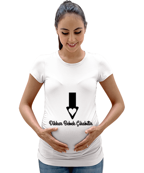 Tisho - Bebek Çıkabilir Kadın Hamile Tişört