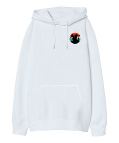 Bebek ejderha dragon Oversize Unisex Kapüşonlu Sweatshirt - Tisho