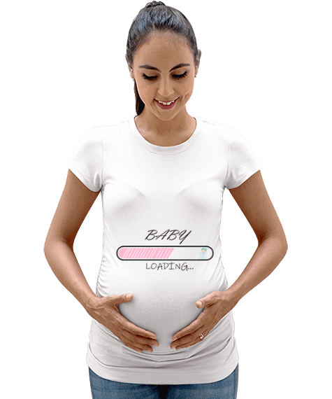 Tisho - Bebek Geliyor Kadın Hamile Tişört