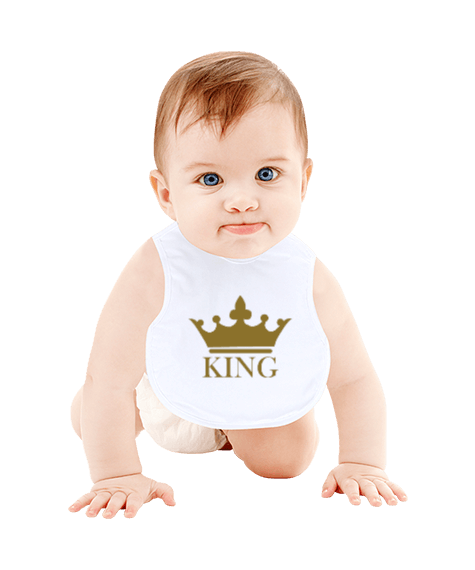 Tisho - BEBEK ÖNLÜĞÜ KING Bebek Mama Önlüğü