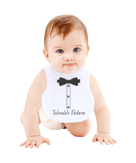 Tisho - Bebek ürünüdür Bebek Mama Önlüğü