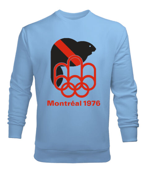 Tisho - Ben Bu Yaz Neredeydim - Montreal 1976 Buz Mavisi Erkek Sweatshirt