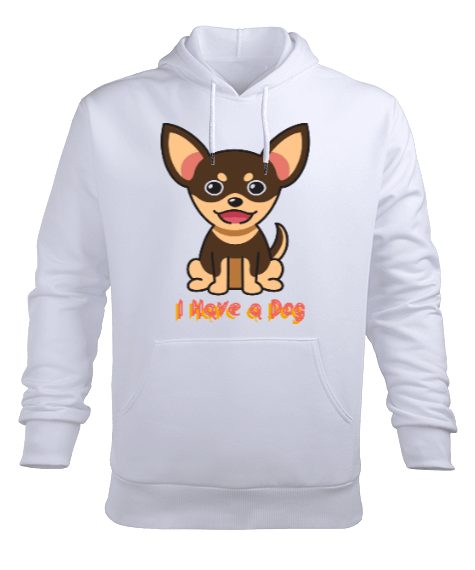 Tisho - Benim Köpeğim Var Erkek Kapüşonlu Hoodie Sweatshirt