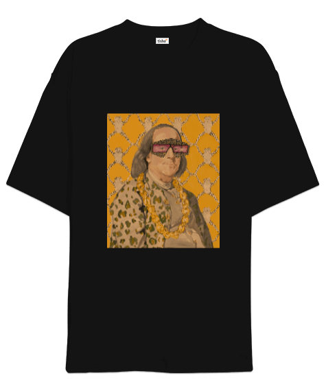 Tisho - Benjamin Franklin Oversize Unisex Tişört