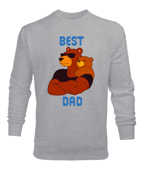 Tisho - Best Dad Erkek Sweatshirt