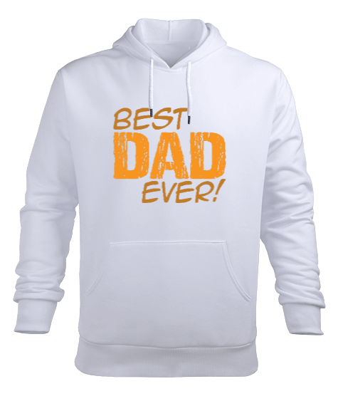Tisho - Best DAD EVER Erkek Kapüşonlu Hoodie Sweatshirt