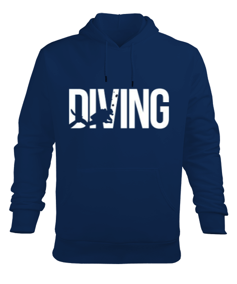 Tisho - Best Diving Erkek Kapüşonlu Hoodie Sweatshirt