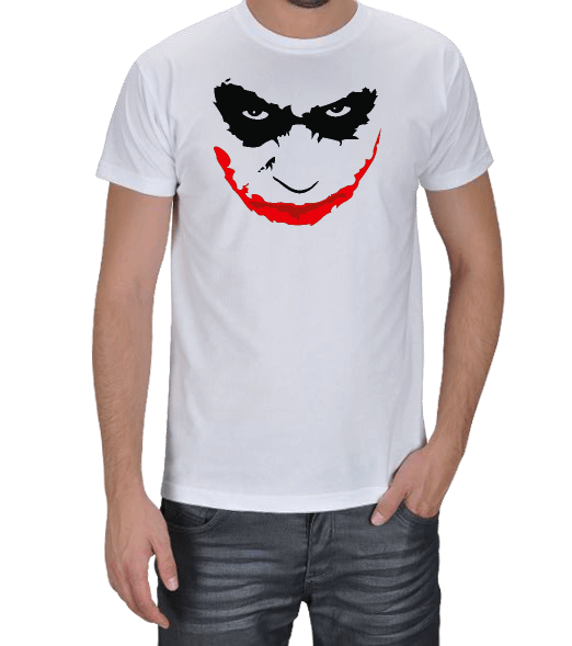 Tisho - Beyaz Joker Erkek Tişört