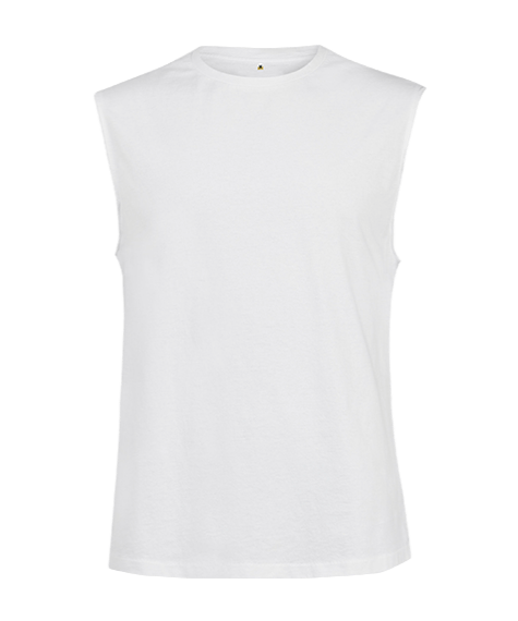 Tisho - Beyaz jungle sıfır kol Kesik Kol Unisex Tişört