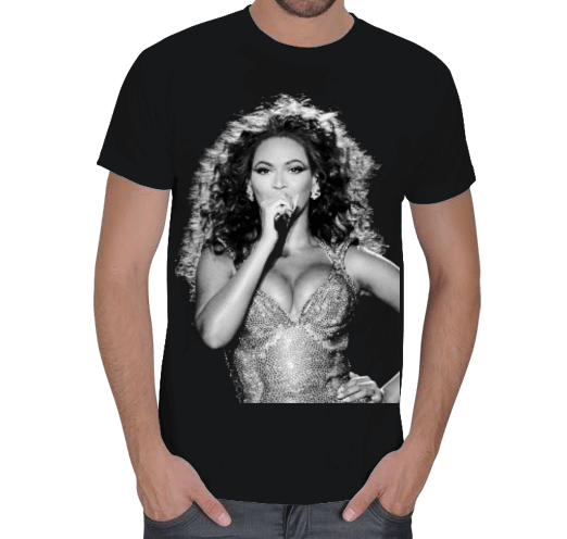 Tisho - Beyonce Baskılı Erkek T-shirt Erkek Tişört