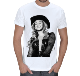 Tisho - Beyonce Baskılı T-shirt Erkek Tişört