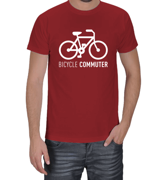 Tisho - Bicycle Commuter Basic Erkek Tişört