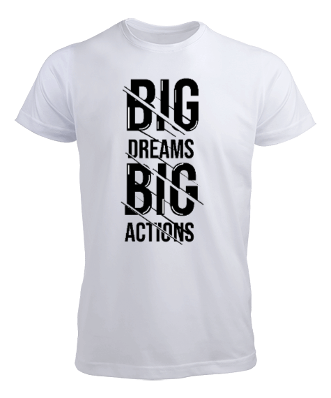 Tisho - Big Dreams Big Actions Erkek Tişört