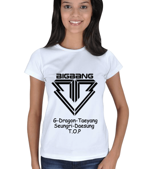 Tisho - BIGBANG T-shirt Kadın Tişört
