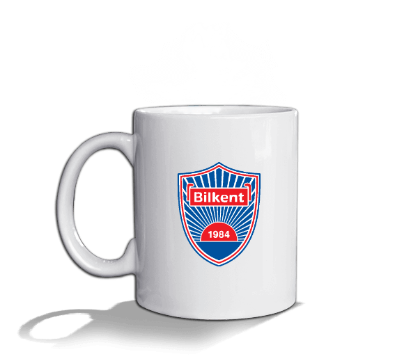 Tisho - Bilkent Mug 2 Beyaz Kupa Bardak