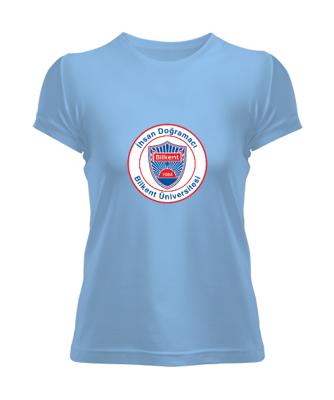 Tisho - Bilkentli 1 Ice Blue Kadın Tişört