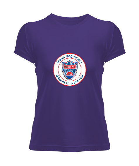 Tisho - Bilkentli 1 Purple Kadın Tişört