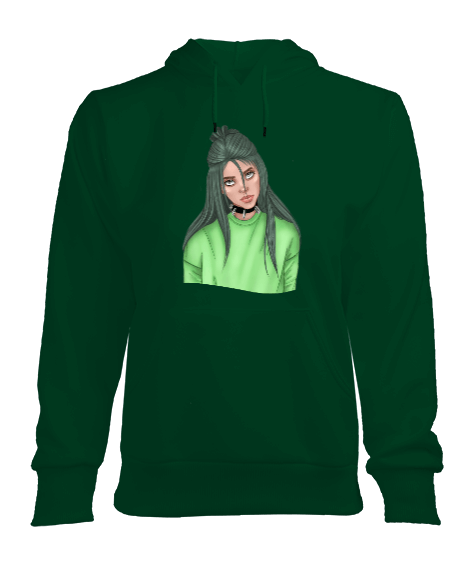 Tisho - Billie Eilish Merch Kadın Kapşonlu Hoodie Sweatshirt