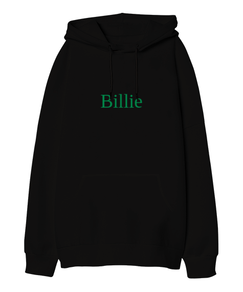 Tisho - Billie Oversize Unisex Kapüşonlu Sweatshirt