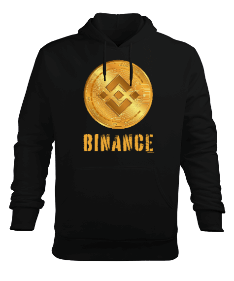 Tisho - Binance Erkek Kapüşonlu Hoodie Sweatshirt