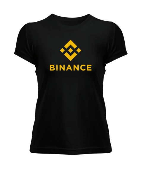 Tisho - Binance v1T Black W Kadın Tişört