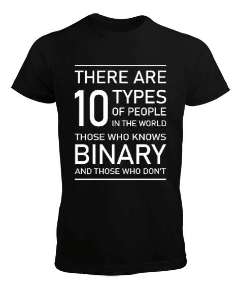 Tisho - Binary Erkek Tişört