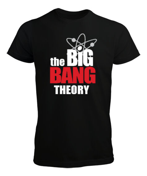 Tisho - Bing Bang Theory Siyah Erkek Tişört