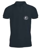 Bir Numara Baba - Best Dad Füme Erkek Kısa Kol Polo Yaka - Tisho